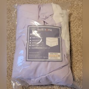 Swift Home lavender bedskirt
